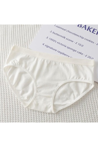 Amarant Pembe Kadın Tamamı Pamuklu İç Giyim Trackless Rahat Nefes Alabilir Basit Tatlı Düz Renk Pantolon Fuşya