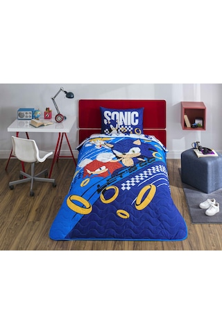 Lisanslı Sonic Tek Kişilik Yatak Örtüsü Seti 000000001000051961 Çok Renkli