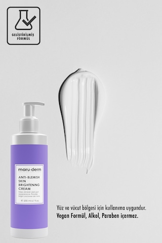 Maruderm Leke Karşıtı Cilt Beyazlatıcı Bakım Kremi 200 ML