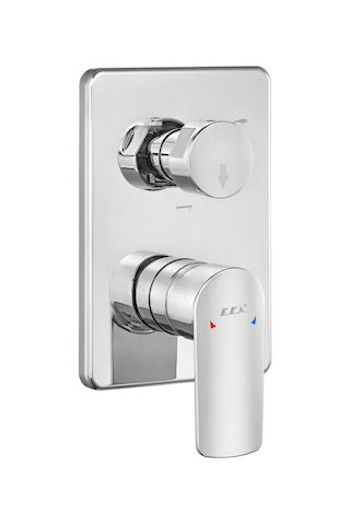 Eca Lia Ankastre Gömme Banyo Bataryası Duş Seti Tüm Parçalar Dahil Krom