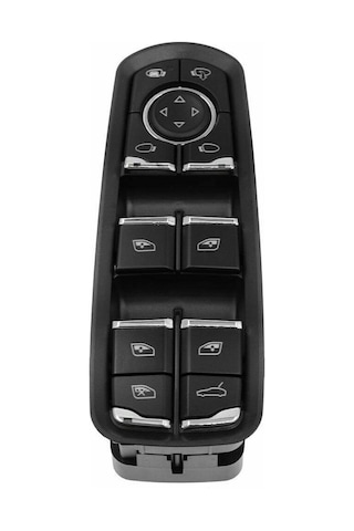 Porsche Cayenne Sol Dörtlü Cam Düğmesi Kör Nokta Şerit 2013-2019