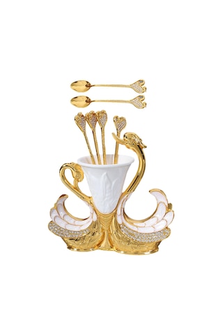 Homyl Kuğu Tabanı Tutucu Tatlı Kaşığı Organizatör Kahve