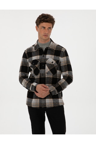 Pierre Cardin Erkek Siyah Gömlek Desenli 50316763-vr046 Siyah