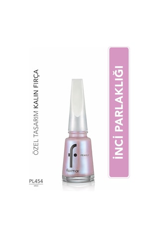 Flormar Pearly Yarı Şeffaf Sedefli Parlak Oje PL454 Miss