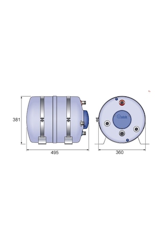 Quick Nautic Boiler. B3 Serisi. 30Lt 220V