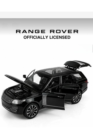 Hmb 1:18 Ölçek Range Rover 50th Annıversary Edıtıon Siyah Minyatür Metal Model Araba