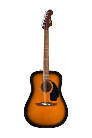 Fender California Debut Redondo Dreadnought Ceviz Klavye 2 Ton Sunburst Akustik Gitar