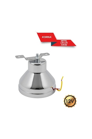Çan Korna Çınçın Korna 12v Krom Renk Vatikan Çanı