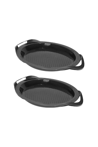 Xurunkeji Thermomix Varoma İçin 2 Adet Buharlı Tava, Delikli Delikli Buharlı Tepsi, Tm6 Tm5 Tm31 İçin Gri Siyah