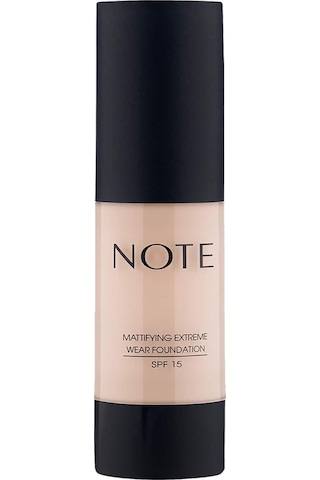Note Mattifying Extreme Wear 126 Nude Ivory Mat Bitişli SPF15 Kapatıcı Fondöten