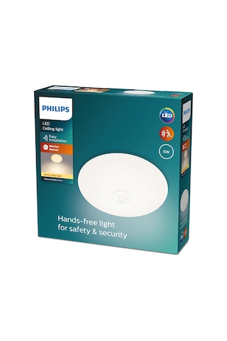 Philips Mauve Pir Sensörlü Plafonyer 6w 2700k Beyaz