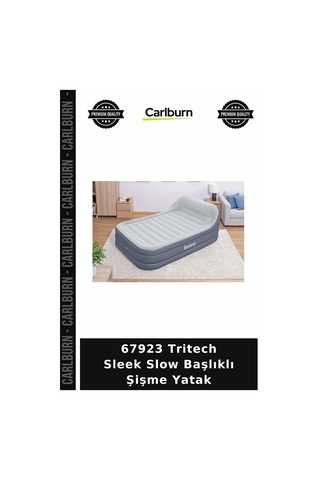 Özel Seri 67923 Tritech Sleek Slow Başlıklı Şişme Yatak Taşıma Ürünü Ev Odası Rahat Uyku Çok Renkli