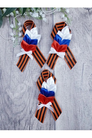 Love Land 9 Mayıs İçin Saint George Şeridi Broş 3 Adet 154144382 Turuncu