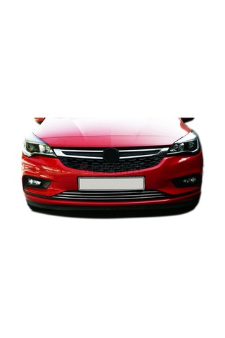 S-Dizayn  Opel Astra K Hb Krom Ön Tampon Alt Çıtası 3 Prç 2015 Üzeri Sensö