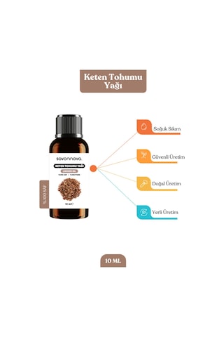 Savonnova Keten Tohumu Yağı 10 ML
