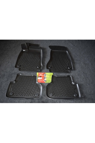Audi A4 B9 Sd L.Locker 3D Havuzlu Paspas Siyah