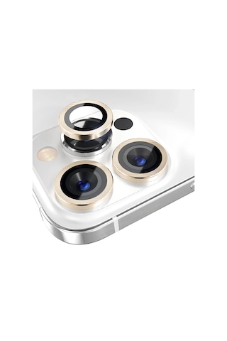 Ally Apple iPhone Uyumlu 15 Pro/15 Pro Max Kamera Lens Koruma Camı- 5775