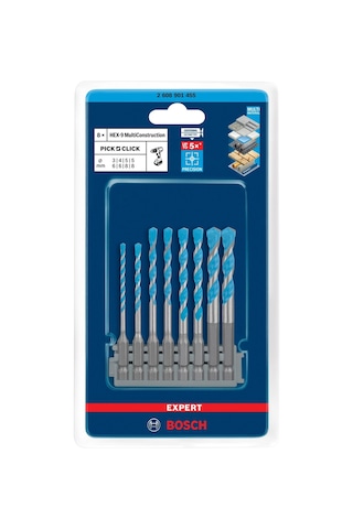 Bosch Expert Hex-9 Çok Amaçlı Matkap Ucu 8'li Set 2608901455