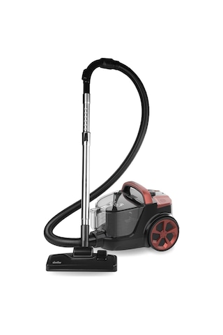 Simfer 6302 Clean Power Toz Torbasız Yatay Süpürge 800W Kırmızı