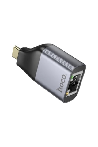 Hoco. Ua35 Type-c To Ethernet Dönüştürücü - Gri Diğer