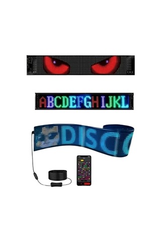 Northcity 16x96 Led Yazı Paneli 60 Cm Esnek Rgb Işıklı Programlanabilir Ekran