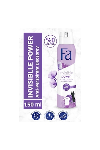 Fa Invisible Power Kadın Sprey Deodorant 2 x 150 ML