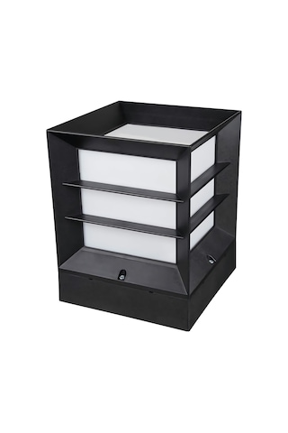 Zerpa Izgara Küp Set Üstü Bahçe Ayd. Arm.- Siyah- IP54-ZRF-13351
