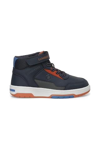 Lumberjack Nıtra Hı 4pr Lacı Erkek Çocuk High Sneaker 000000000101887091 Lacivert - Turuncu