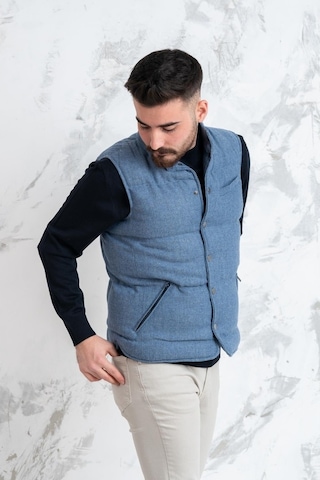 Sir Slimfit Çıtçıtlı Şişme Erkek Yelek