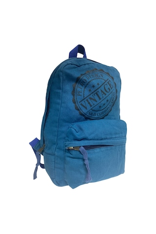 Old Cotton Cargo Kaliteli Mini Vintage Salaş Disayn Günlük Sırt Gezi Çantası 21 Cm X 34 Cm Turkuaz