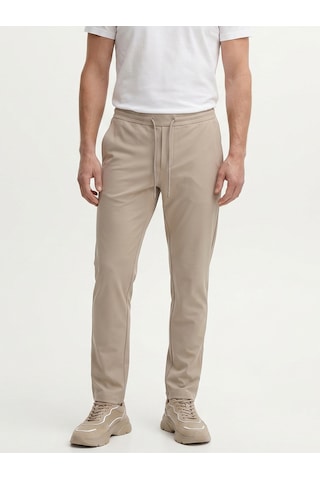 Bej Formunu Koruyan Slim Fit Jogger 100736