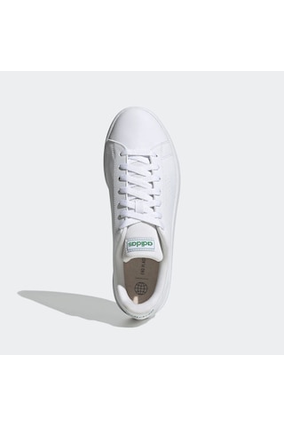Ftwwht/ftwwht/green Adidas Erkek Tenis Ayakkabı Advantage Base Gw2063 Beyaz