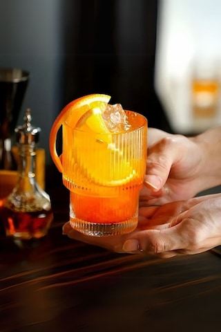 Mithra Life 4 Adet 200 Ml Origami Stil Isıya Dayanıklı Su Meşrubat Kahve Cam Bardak Mıt1198 Şefaf