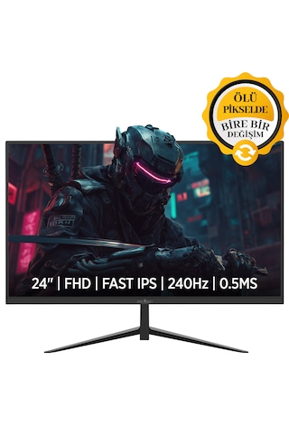 James Donkey Ravel R40 24'' 240hz 0.5ms Fast Ips Fhd Gaming Monitör Ölü Piksel Garantili