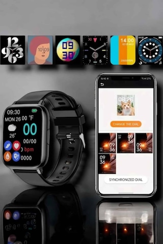 Hmngoakkllby Suya Dayanıklı Bluetooth Akıllı Saat Gps, Adımsayar, Nabız & Zindelik Takibi Akllhmng