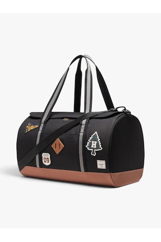 Herschel Heritage Duffle Su İtici Kumaş Seyahat Ve Spor Çantası, 40 L Uniseks Siyah Çanta - 11385