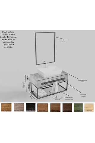 Ntconcept Doğal Ahşap Hilton Çok Renkli