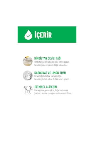Siveno %100 Doğal Bebek Çamaşır Sabunu Kendinden Yumuşatıcılı Bitkisel Deterjan Konsantre Vegan 1000 Ml