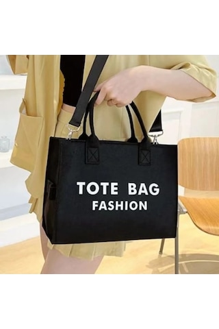 Fastbuy Awesomestore Kadın Keçe Çanta - Yumuşak Siyah El Çantası Seyahat İş Günlük Kullanım Açık Kahverengi Açık Kahverengi