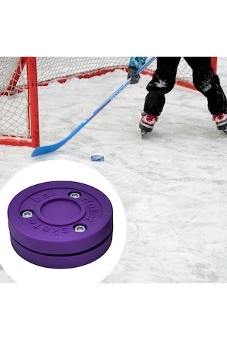 Homyl Roller Hokey Diski Uygulama Hediyesi Oyun Eğitimi Mor Mor