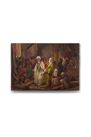 A. Preziosi - The Grand Bazaar Tablosu - 100x70cm