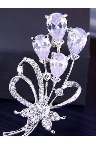 Beautiful Detail Broş Bijuteri 154435179 Beyaz