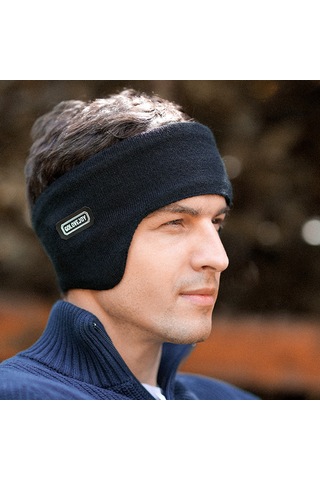 Golovejoy Kış Kayak Kulaklıkları Soğuk Gün Açık Spor Bisiklet Siyah