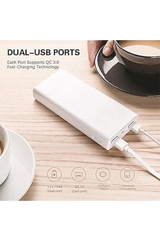 Mı 20.000 Mah Powerbank Beyaz