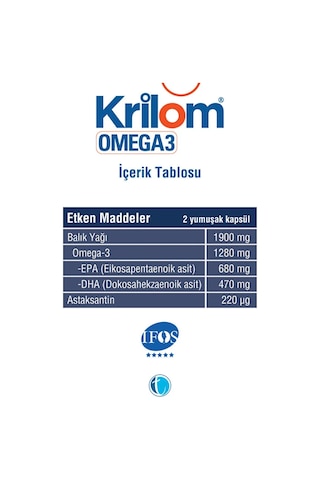 Krilom Omega 3 100 Yumuşak Kapsül Tanışma Paketi Shaker Hediyeli