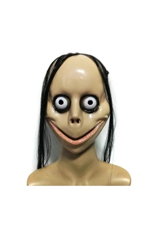 Jl Uzun Saç Maskesi İle Yeni Cadılar Bayramı Korku  Maske V