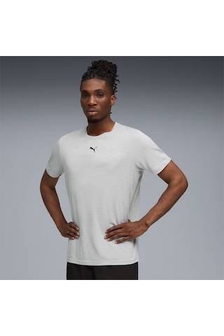 Puma Essentıals Heather Cat Erkek T-shirt 525920-04 Gri