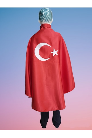 TÜRK BAYRAKLI GÖSTERİ PELERİNİ