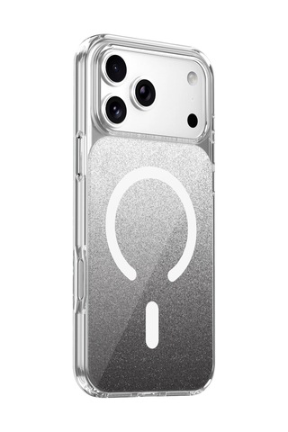 Onegif Apple iPhone Uyumlu 17 Pro Max Sora Simli Magsafe Kapak - Siyah Çr