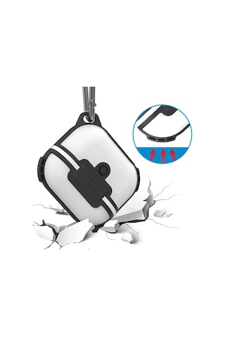 Apple Uyumlu AirPods 3. Nesil Airbag 16 Silikon 1-1 Su Geçirmez Kılıf 001
